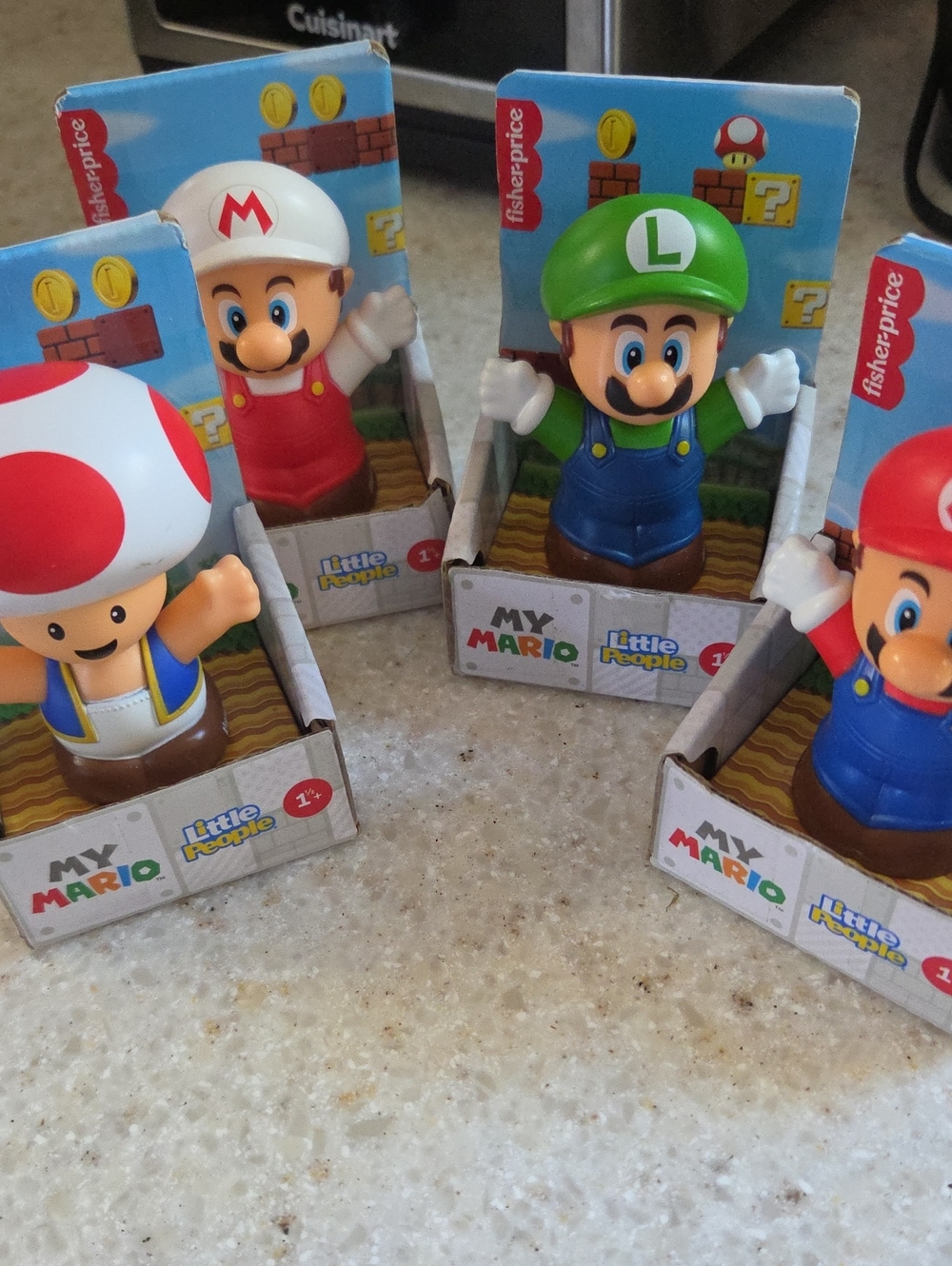 Fisher-Price My Mario, Luigi & Toad Little People Figure Set